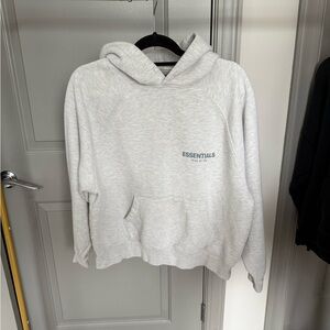 Essentials Gray Hoodie Sweater